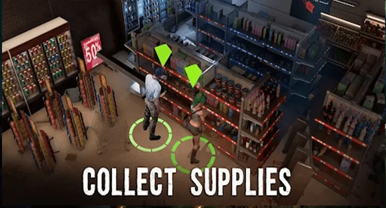 collect supplies